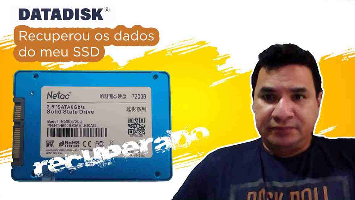 SSD 720GB simplesmente travou e parou de funcionar enviei para a DATADISK eles recuperaram os dados