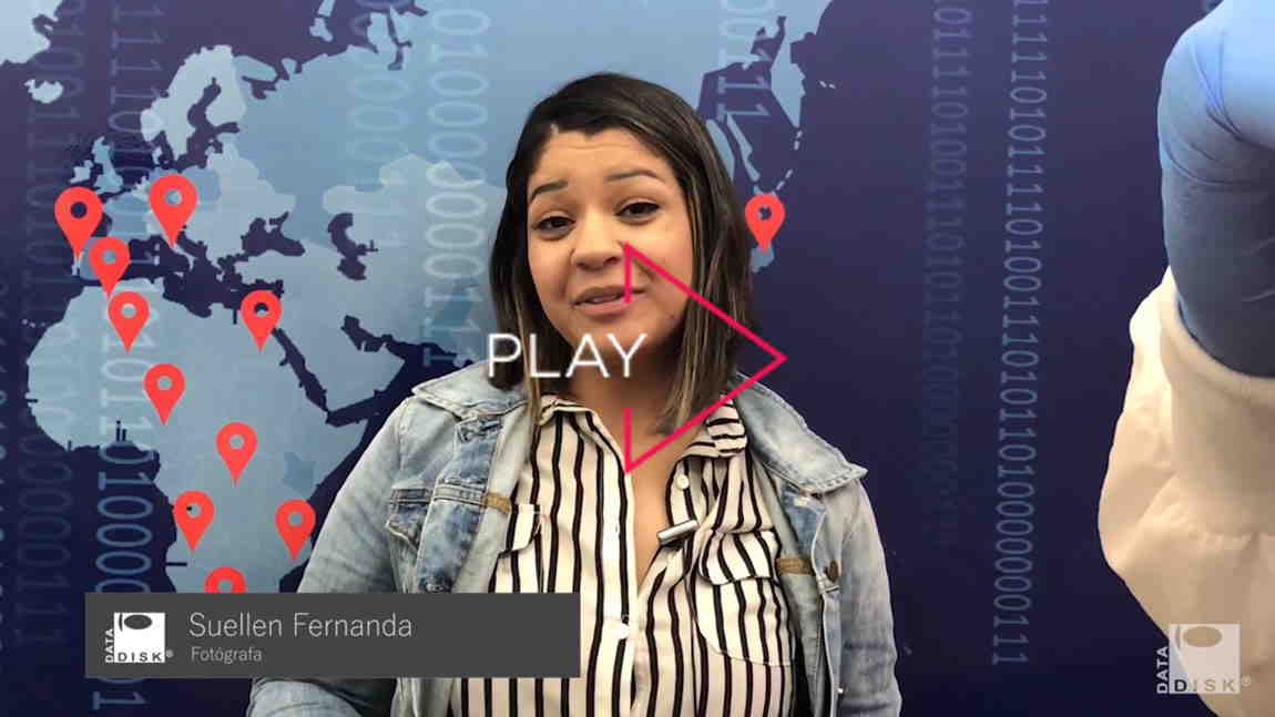 HD da Fotógrafa caiu no chão e parou de ser identificado.