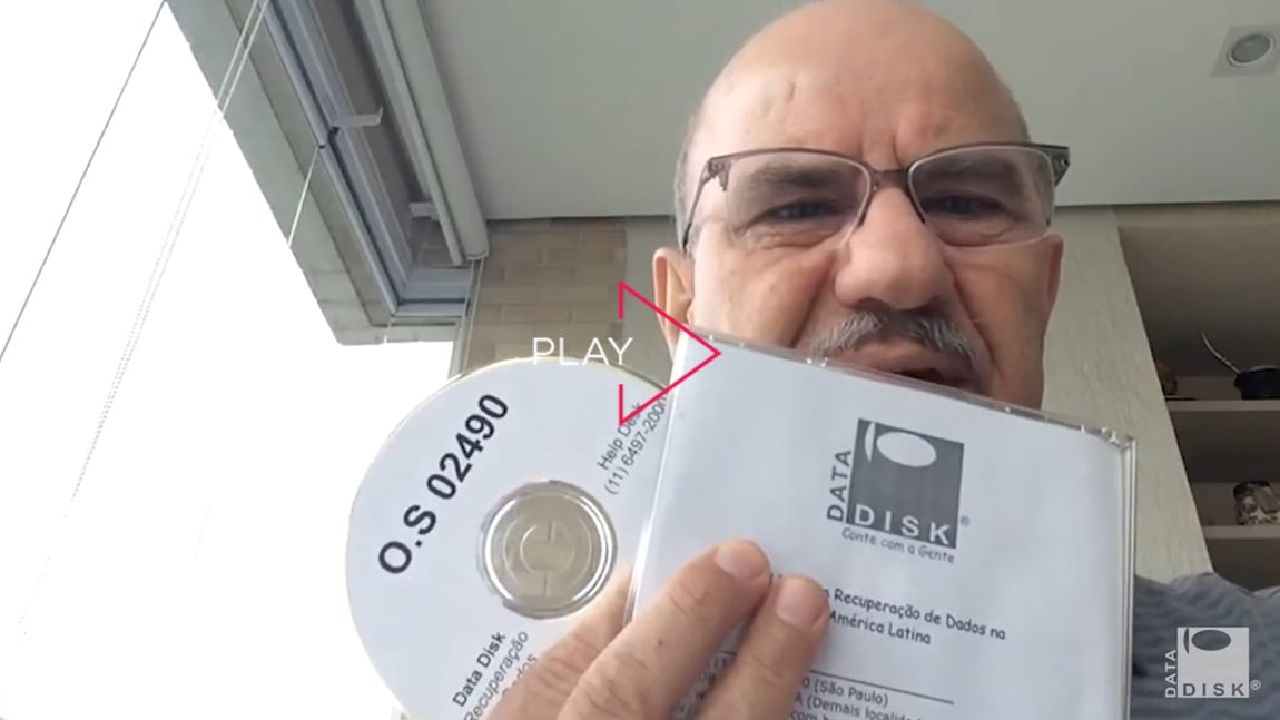 Este é um depoimento do Sr. Marcos Antonio que utulizou o serviços da DATADISK a mais de 20 anos e precisou novamente.