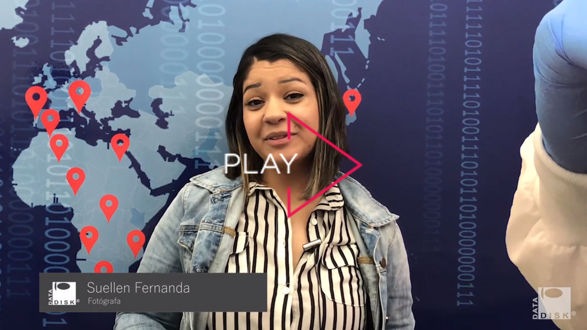 HD da Fotógrafa caiu no chão e parou de ser identificado.