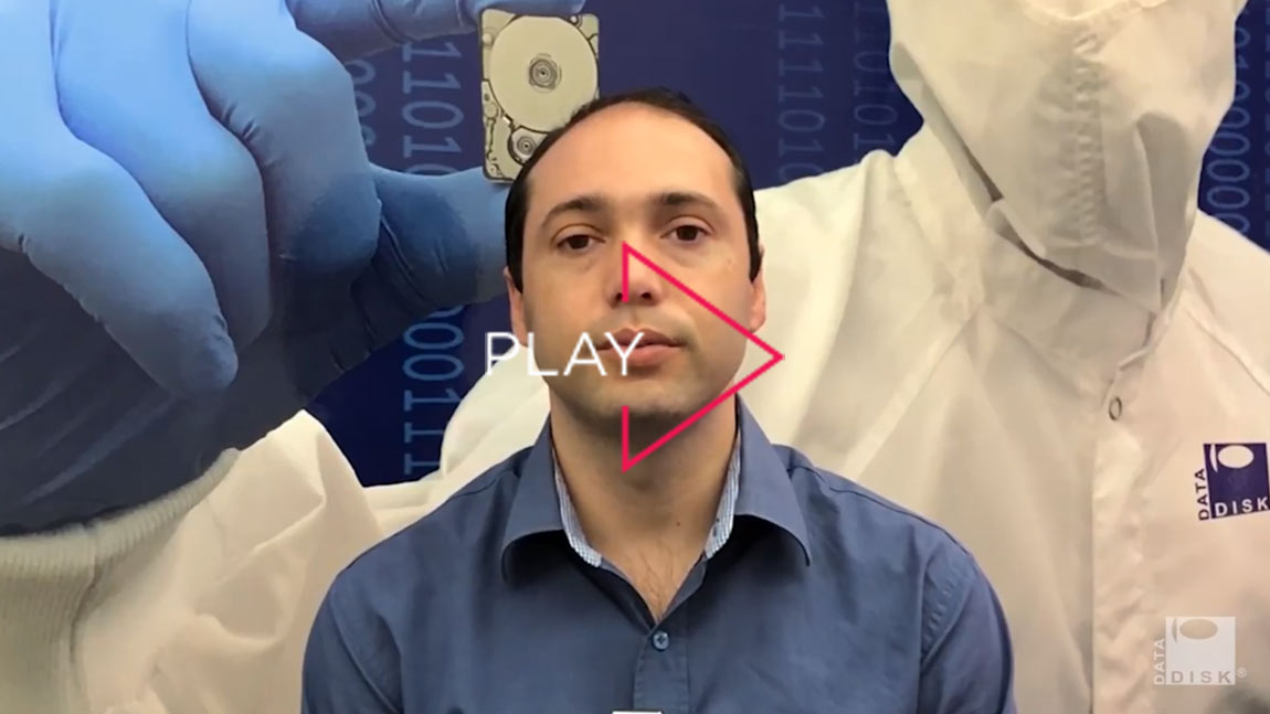 Notebook caiu no chão e o HD parou de funcionar, mas a DATADISK recuperou meus dados.