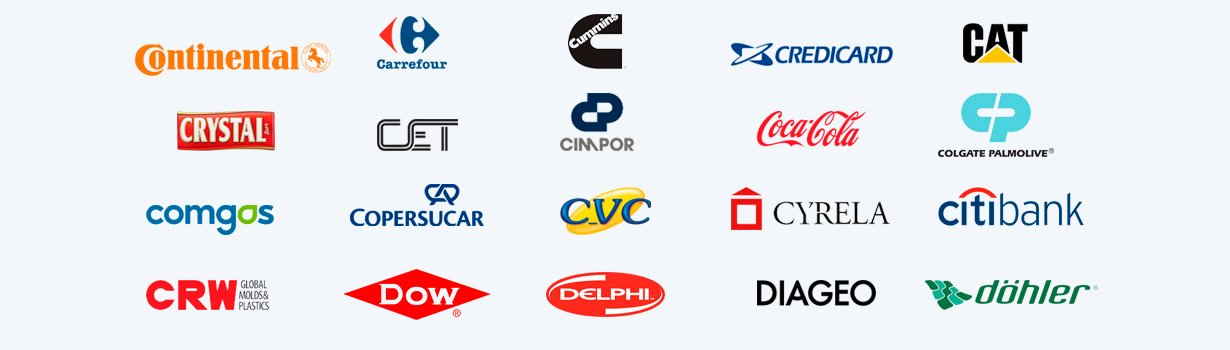 Continetal, Cummins, CocaCola, Citibank, Cyrela, CAT, Comgas são clientes da DATADISK