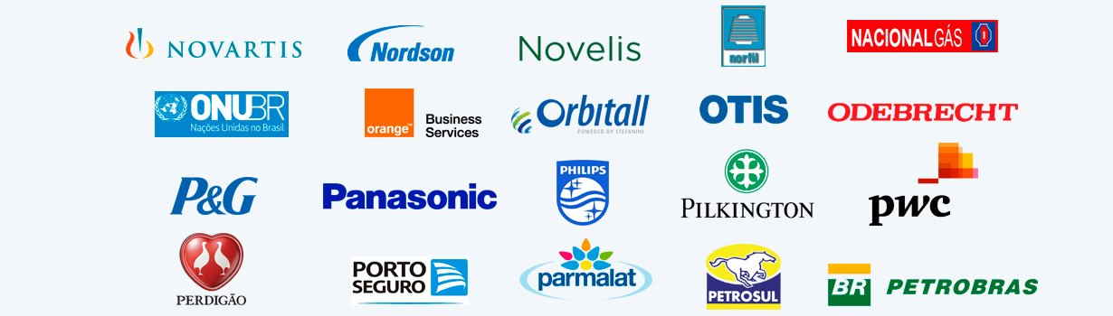 P&G, Panasonic, Orbitall, OTIS, Odebrecht, PWC, Perdigão, Porto Seguro, Petrosul, Petrobras são clientes da DATADISK